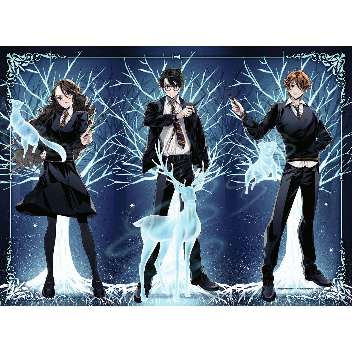 Harry Potter: Glowing Patronus 500 Piece Glow-in-the-Dark Puzzle