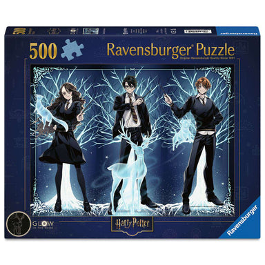 Harry Potter: Glowing Patronus 500 Piece Glow-in-the-Dark Puzzle