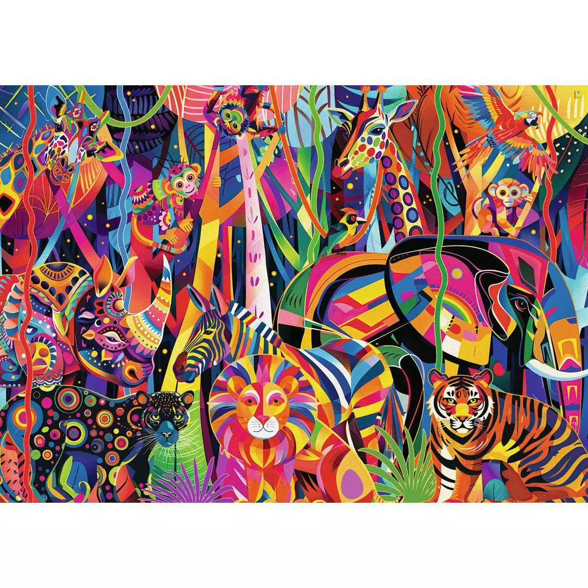 Jeweled Jungle 1000 Piece Puzzle