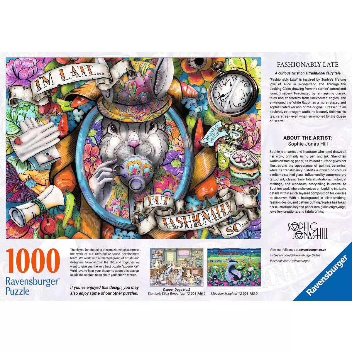 Fashionably Late 1000 Piece Puzzle