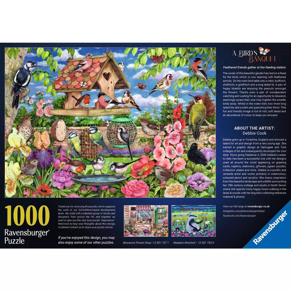The Bird Table 1000 Piece Puzzle