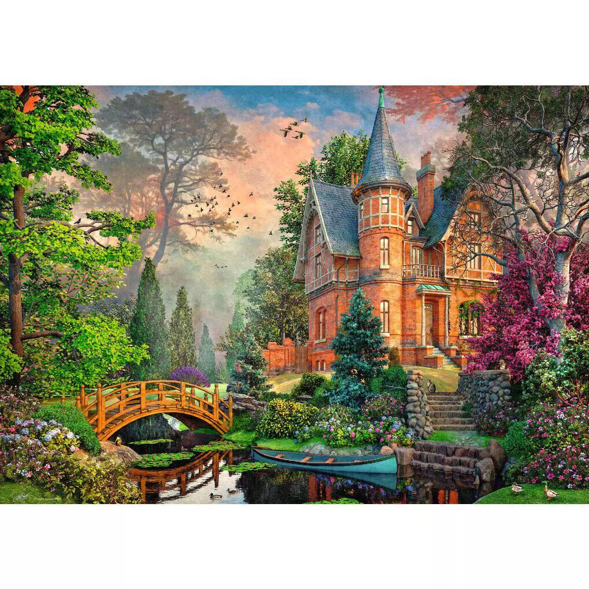 Terracotta Mansion 1000 Piece Puzzle