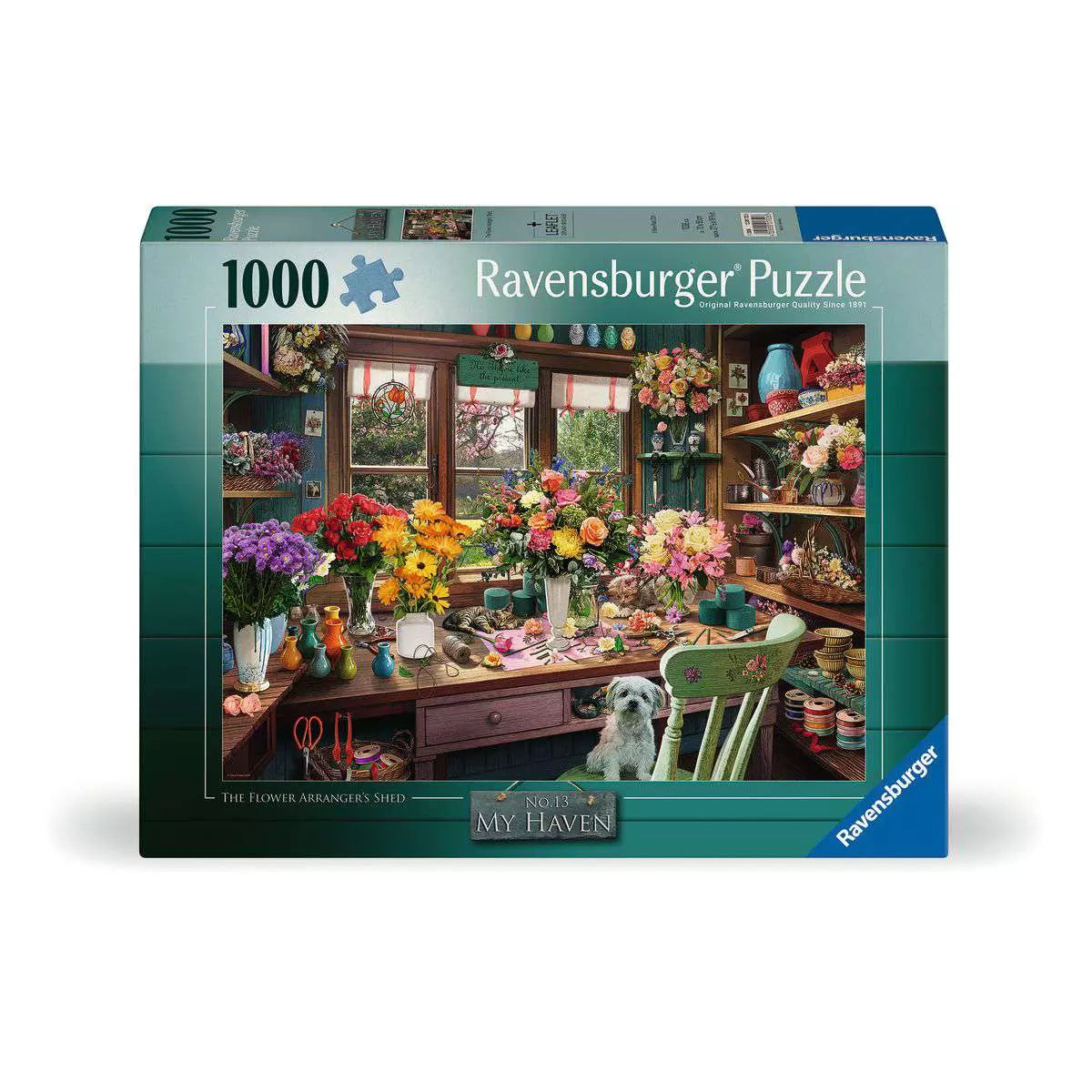 Flower Arranger's Shed My Haven No. 13 1000 Piece Puzzle