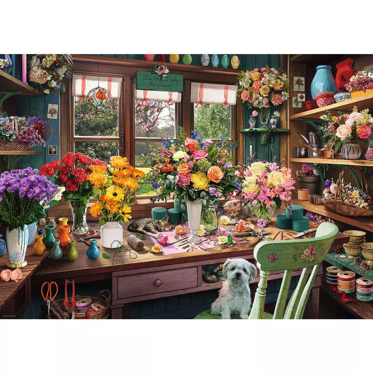 Flower Arranger's Shed My Haven No. 13 1000 Piece Puzzle