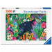 Panther in Flowery Jungle 3000 Piece Puzzle