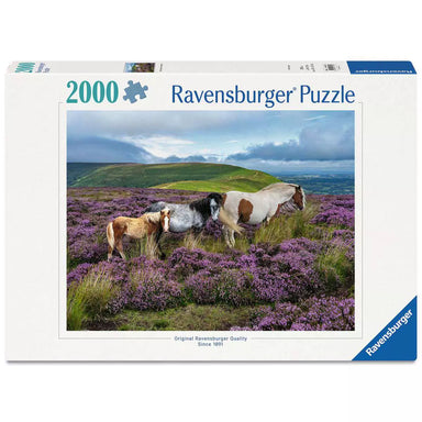 Wild Horses in the Heather 2000 Piece Puzzle