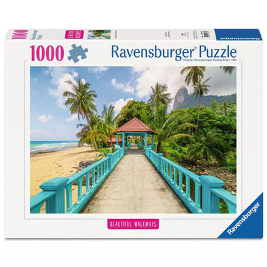 Beautiful Walkways Colorful Bridge in Malaysia 1000 Piece Puzzle