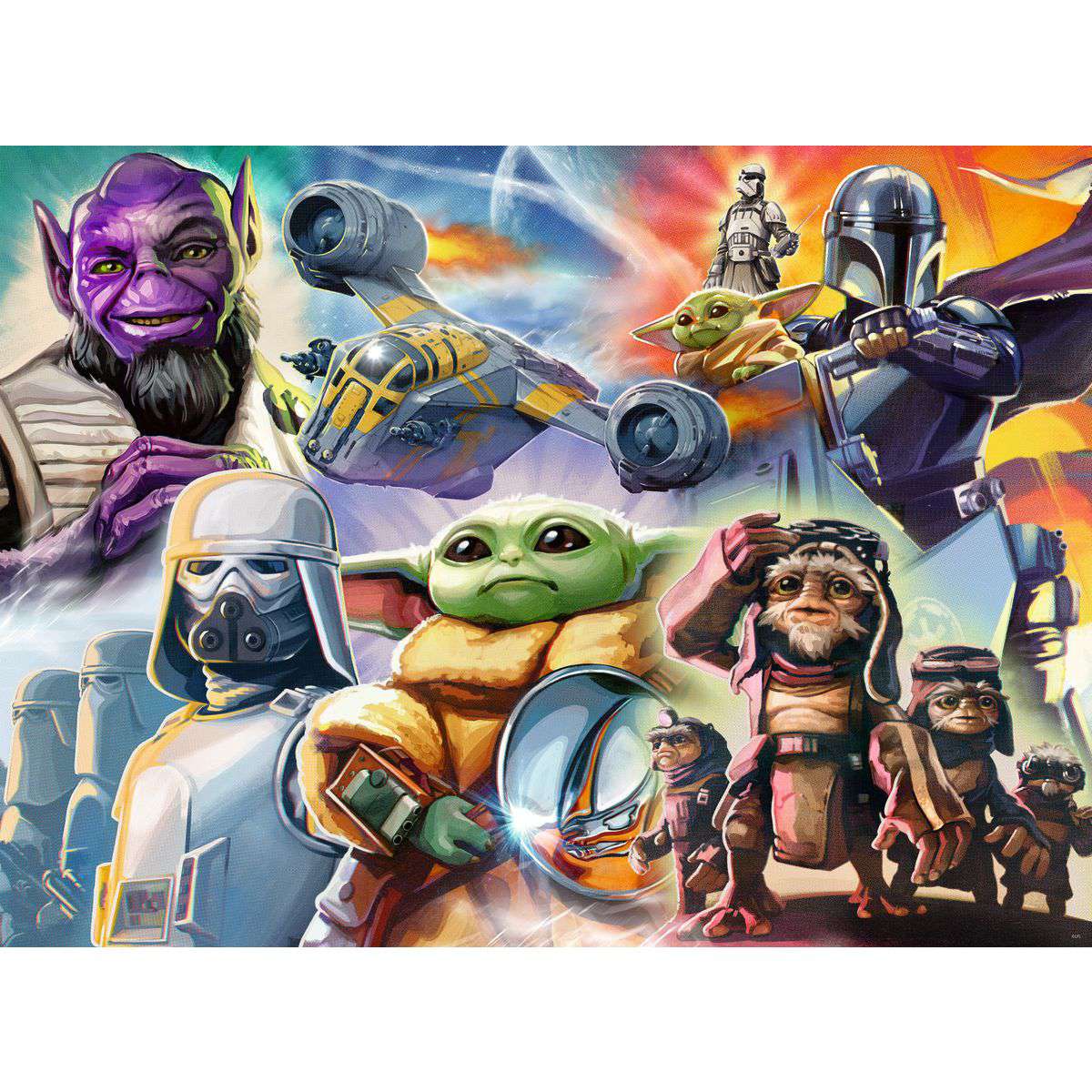 Star Wars The Mandalorian and Grogu 500 Piece Puzzle