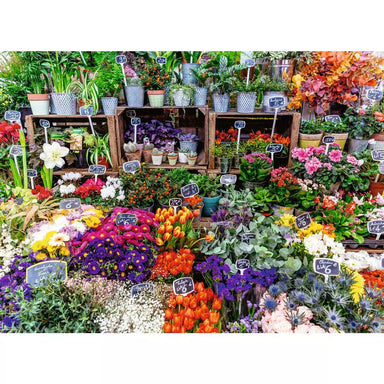 Flower Market, France 500 Piece Colorful Markets Puzzle