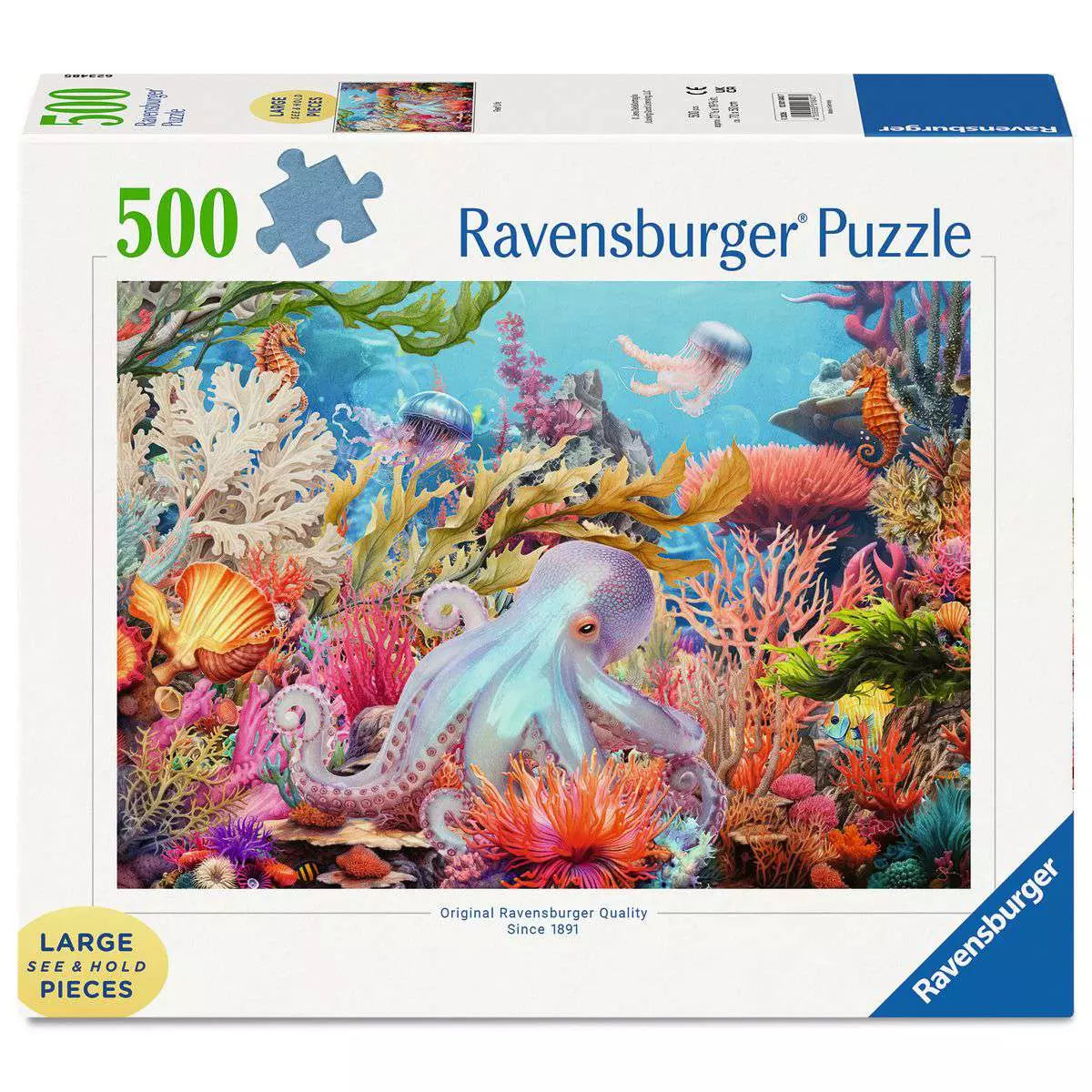 Reef Life 500 Piece Large Format Puzzle