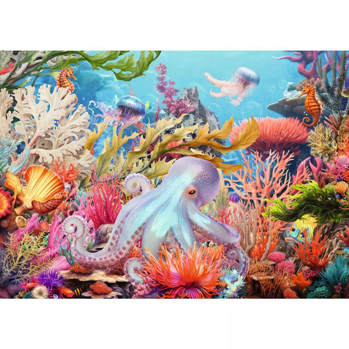 Reef Life 500 Piece Large Format Puzzle