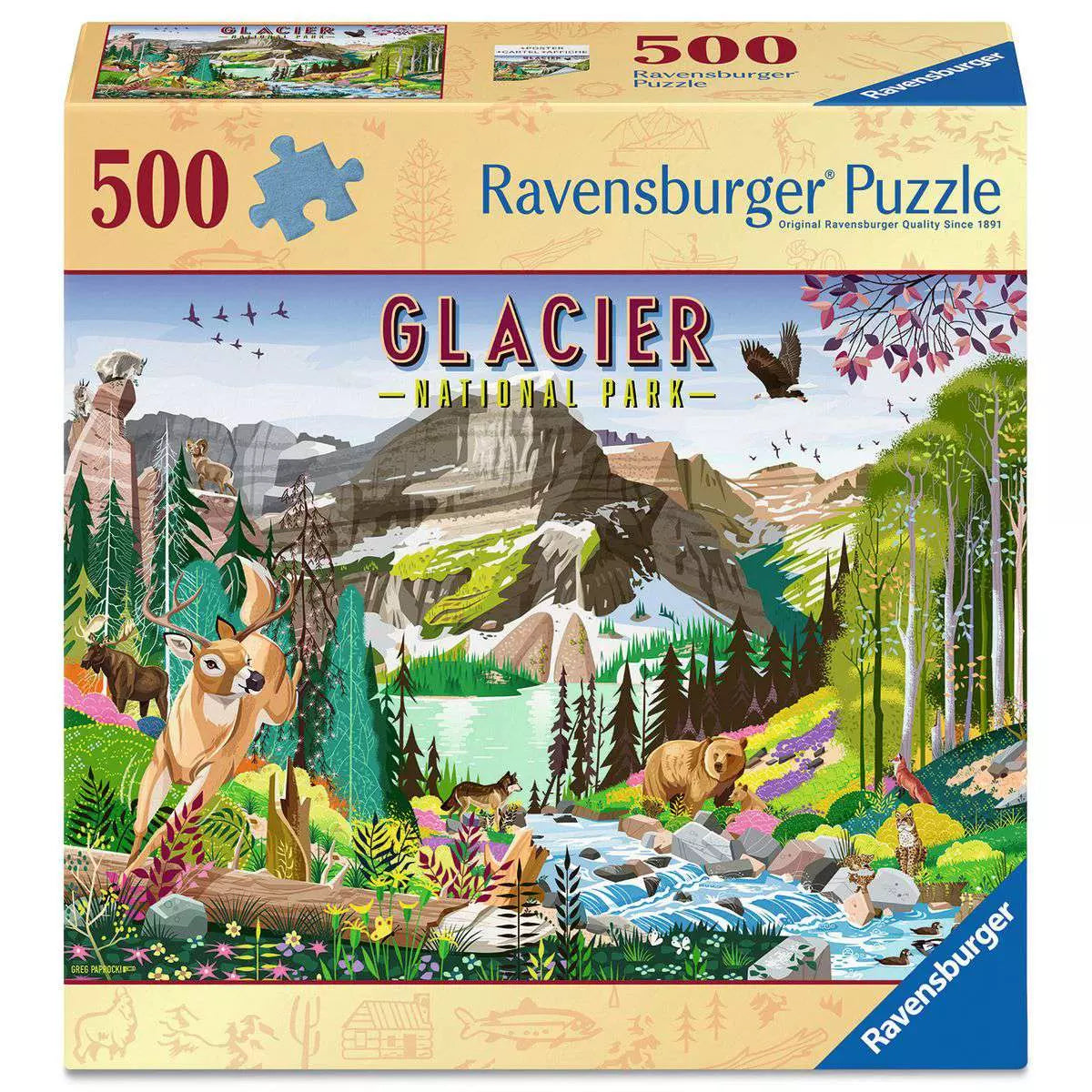 Glacier National Park 500 Piece Puzzle