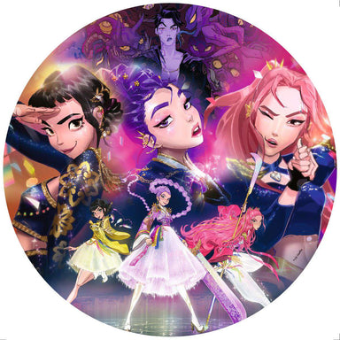 K-Pop Demon Hunters For the Fans! 500 Piece Round Puzzle