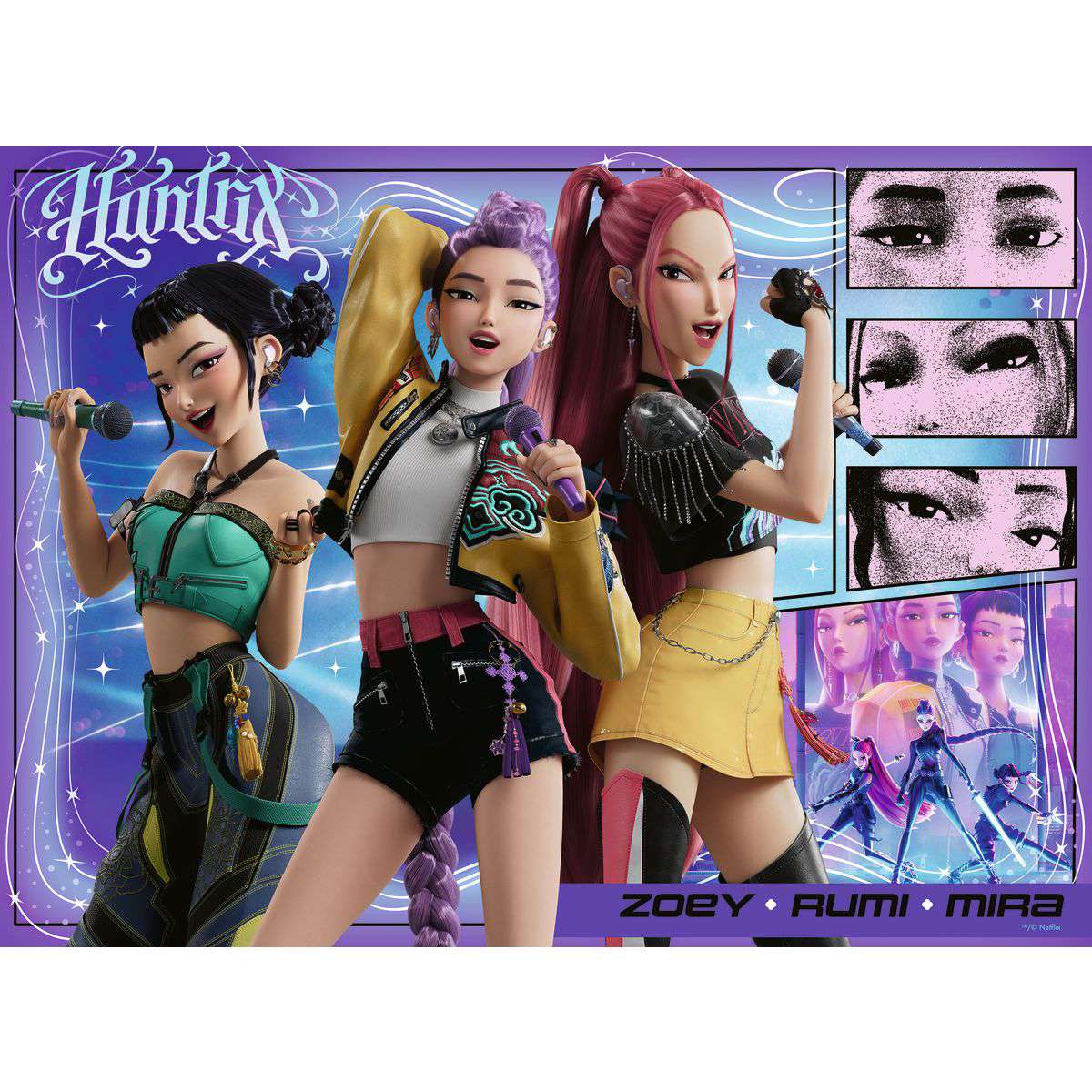 K-Pop Demon Hunters Happy Fans, Happy Honmoon! 100 Piece Puzzle