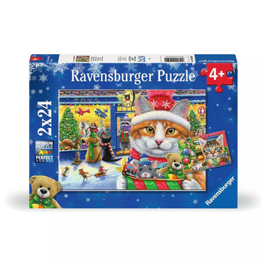 Christmas Kitties 2x24 Piece Puzzles
