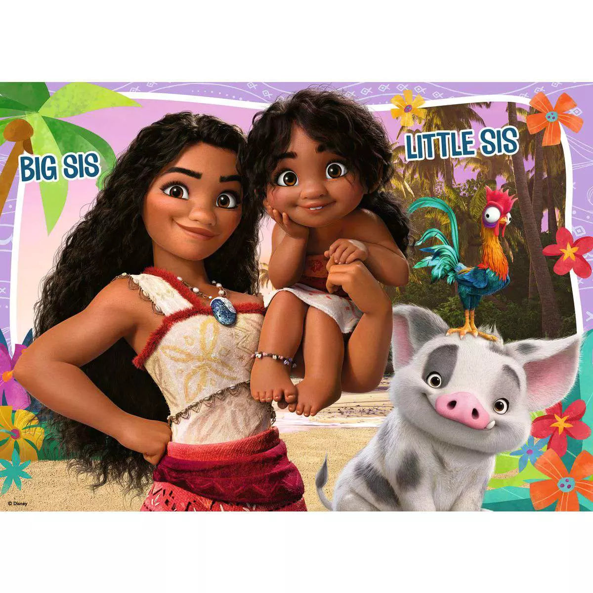 RAV Moana 2 Bumper Puzzle Pack 4x100 Piece Puzzles