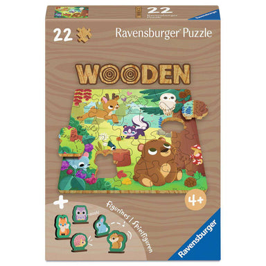 Forest Animals 22 Piece Wooden Puzzle