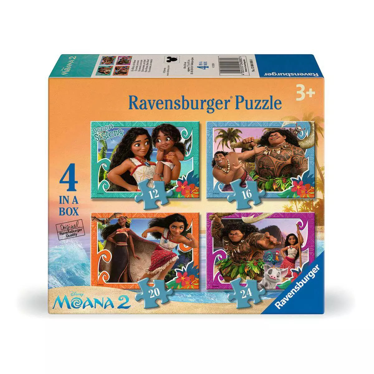 Disney Moana 2 - Multi Piece Puzzle 12, 16, 20, 24 Pieces