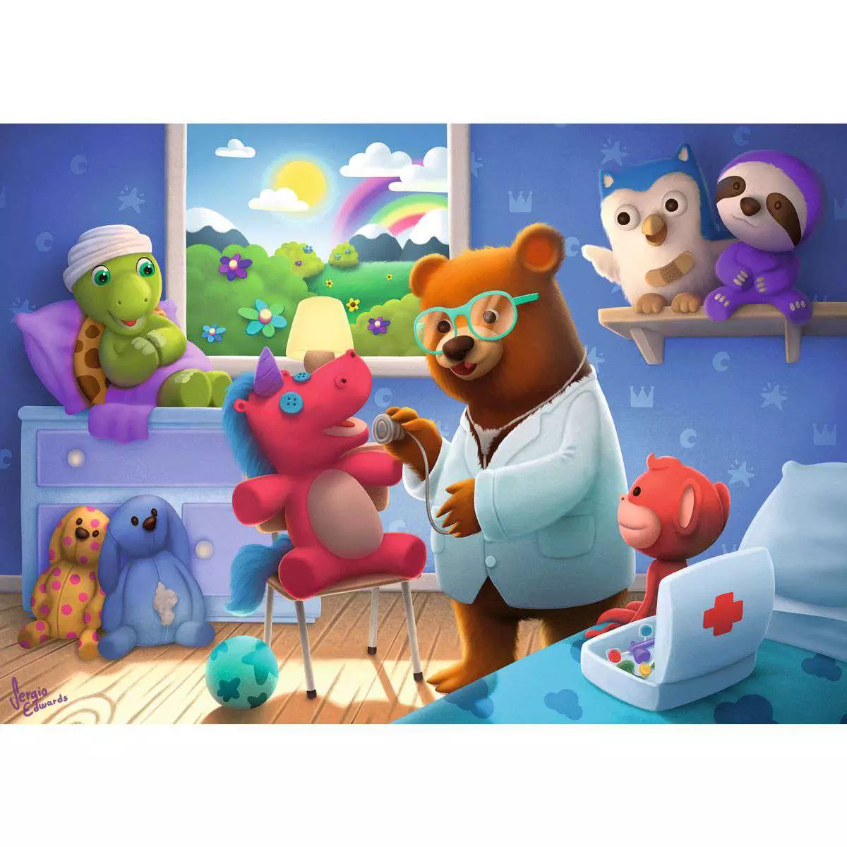 RAV Stuffed Animal Hospital 35 Piece Puzzle