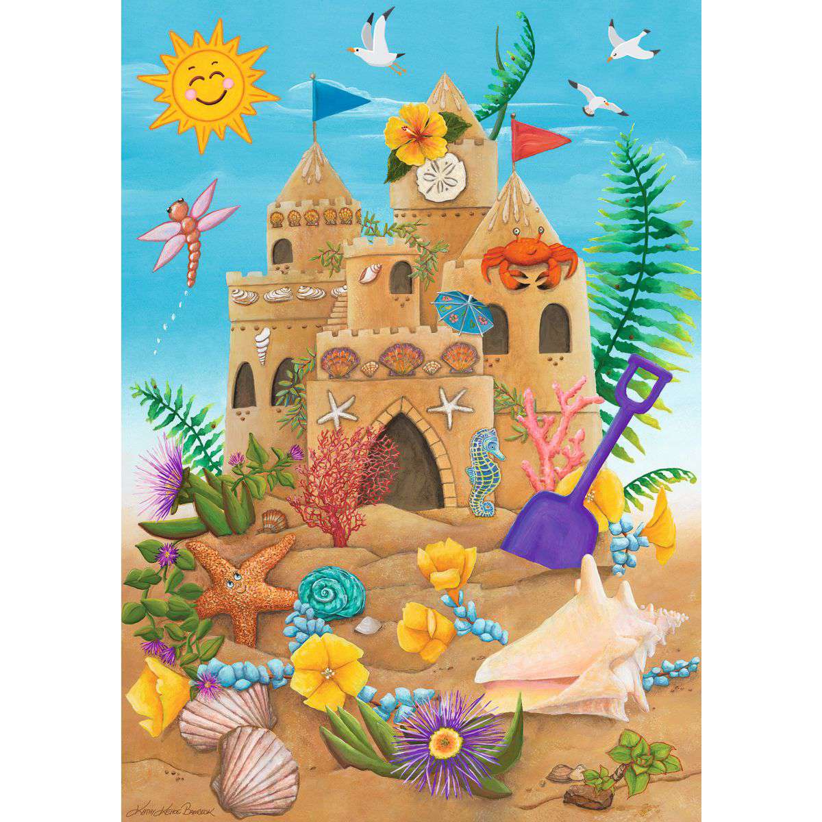 Sunshine Sand Castle 35 Piece Puzzle