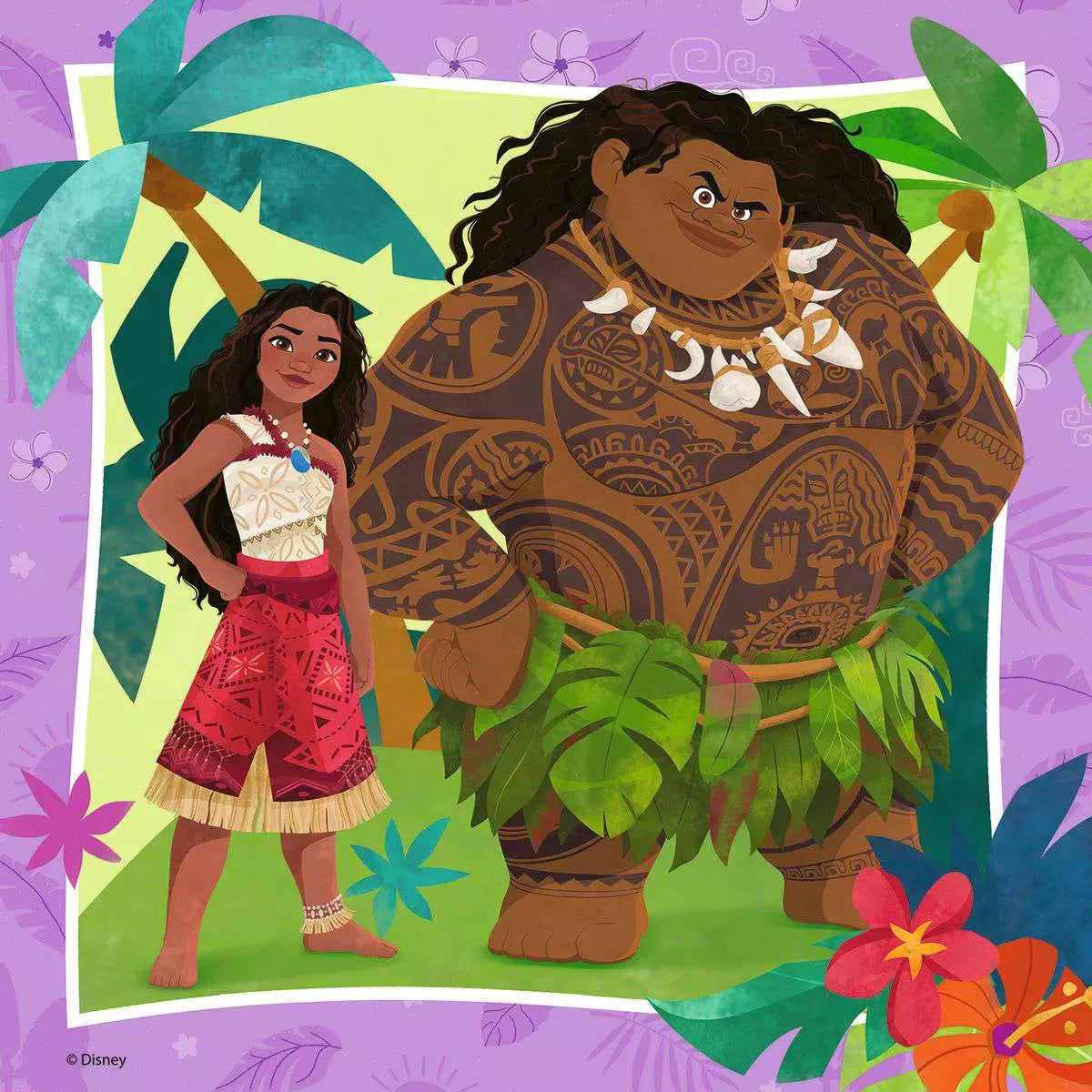 RAV Moana 2 Off to New Adventures 3x49 Piece Puzzles
