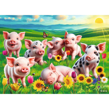 Precious Piglets 60 Piece Puzzle