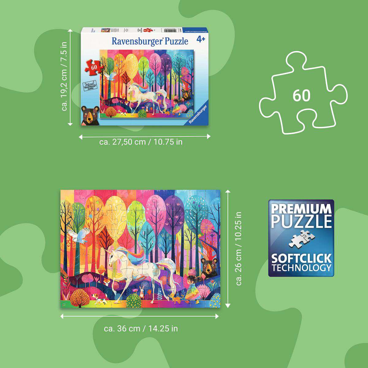 The Fantastic Forest 60 Piece Puzzle