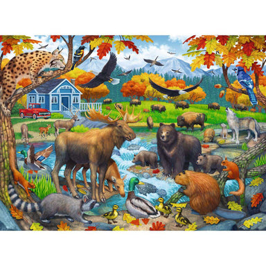 Wildlife Gathering 150 Piece Puzzle