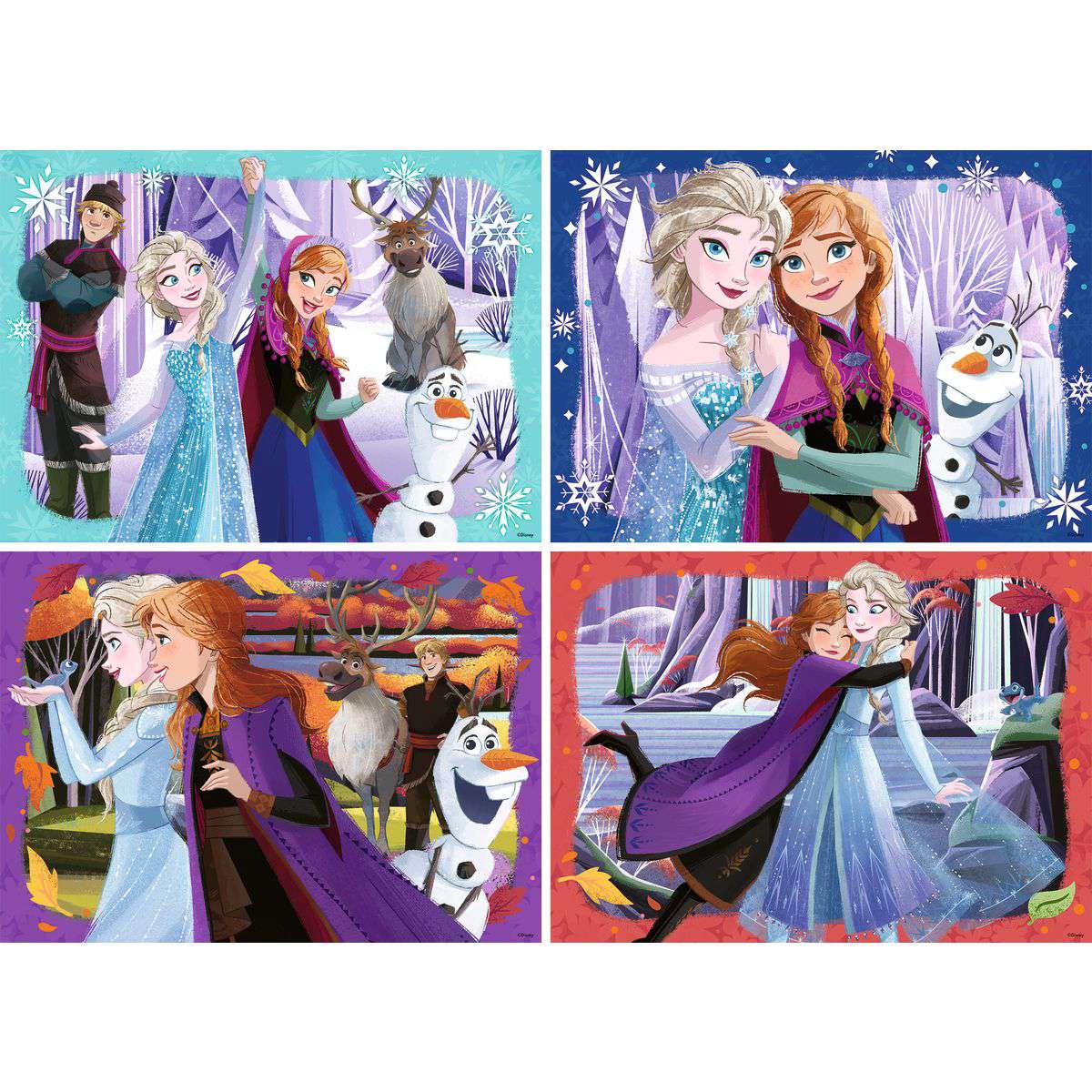 Disney Frozen Bumper Puzzle Pack 4x100 Piece Puzzles