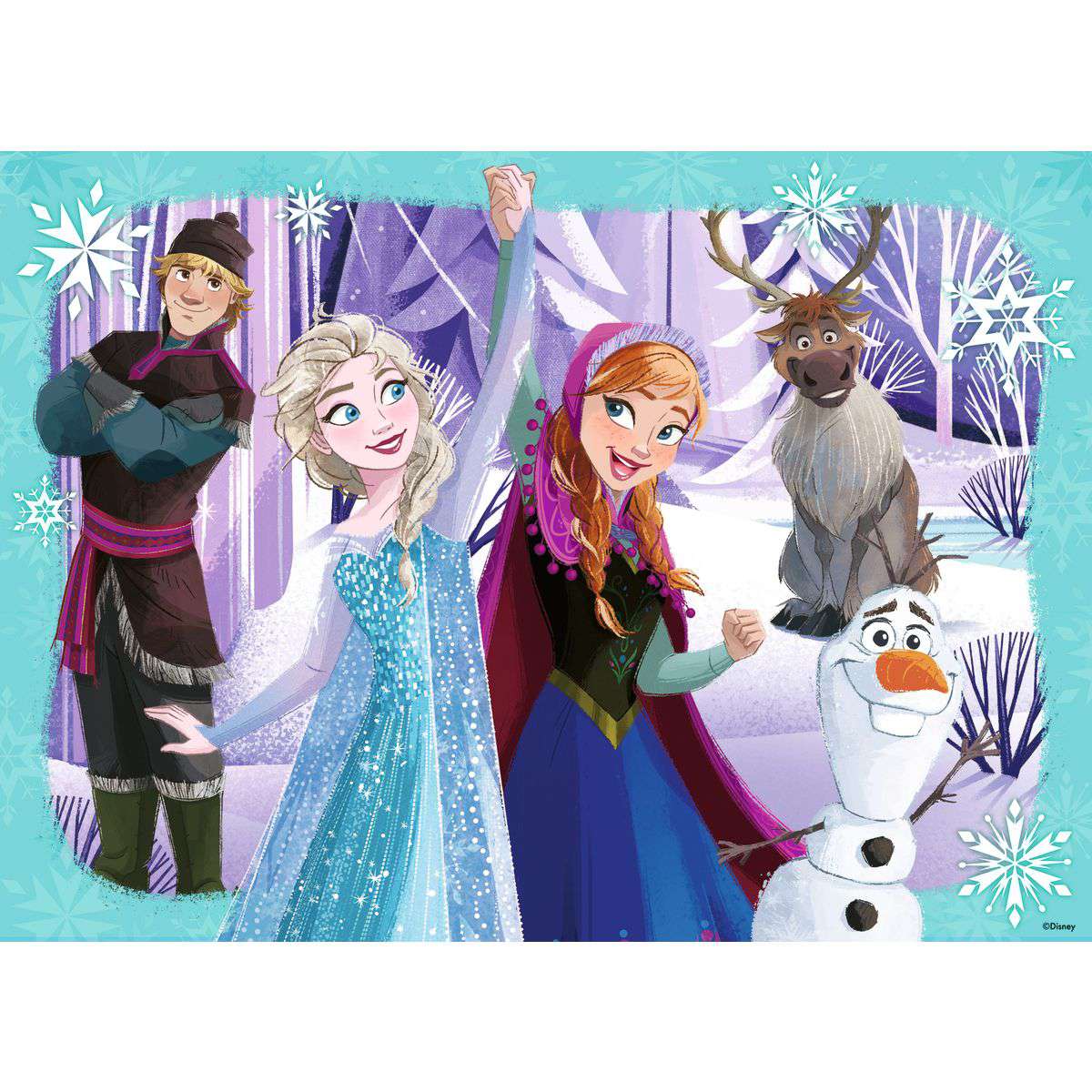 Disney Frozen Bumper Puzzle Pack 4x100 Piece Puzzles