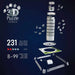 3D Puzzle Iconics: LED Leaning Tower of Pisa 231 Piece Puzzle