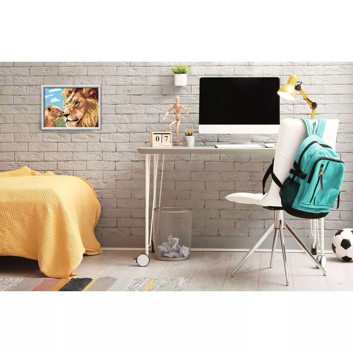 CreArt Lion and Baby Paint-by-Number