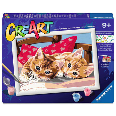 CreArt Two Cuddly Cats Paint-by-Number