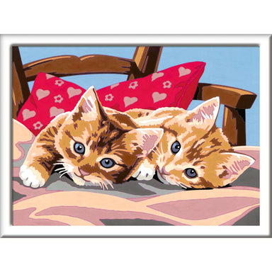 CreArt Two Cuddly Cats Paint-by-Number