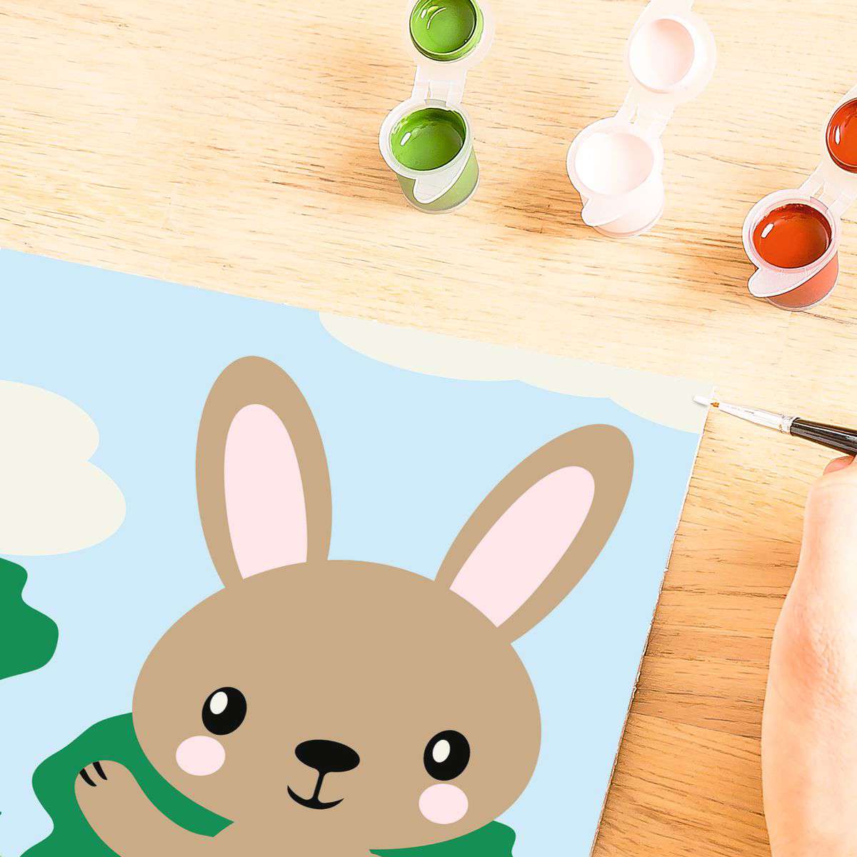 CreArt Cute Bunny Paint-by-Number