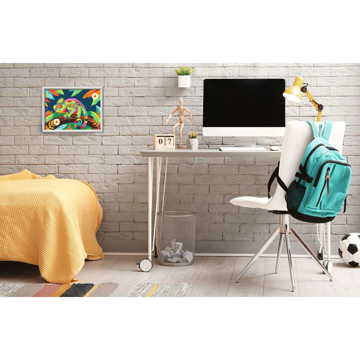 CreArt Colorful Chameleon Paint-by-Number