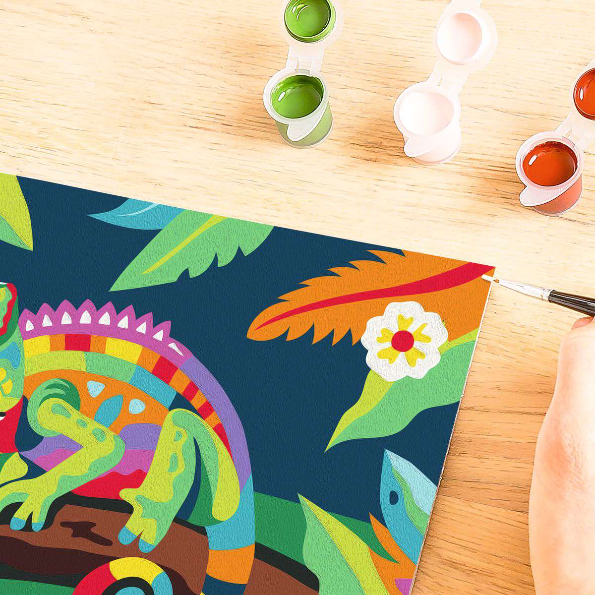 CreArt Colorful Chameleon Paint-by-Number