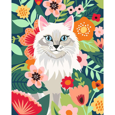 CreArt Fluffy and Floral Paint-by-Number