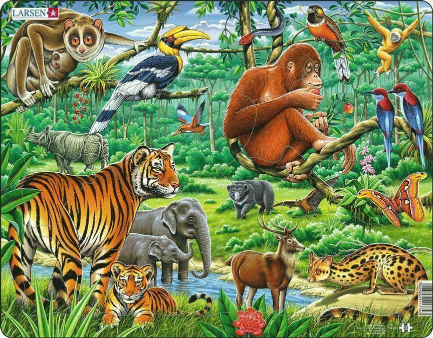 Jungle 20 Piece Larsen Frame Puzzle