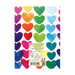ooly Side Notes Rainbow Hearts Sticky Tab Note Pad