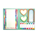 ooly Side Notes Rainbow Hearts Sticky Tab Note Pad