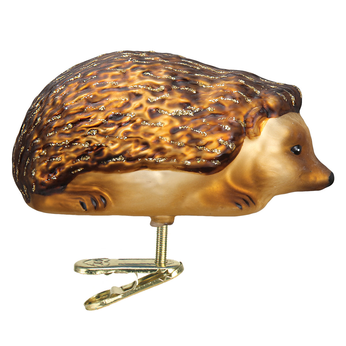 Old World Christmas Hedgehog Clip On Ornament    