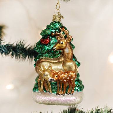 Old World Christmas Deer Family Ornament    