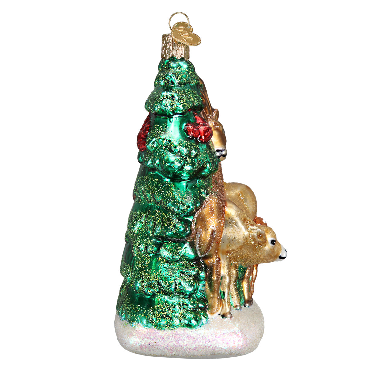 Old World Christmas Deer Family Ornament    