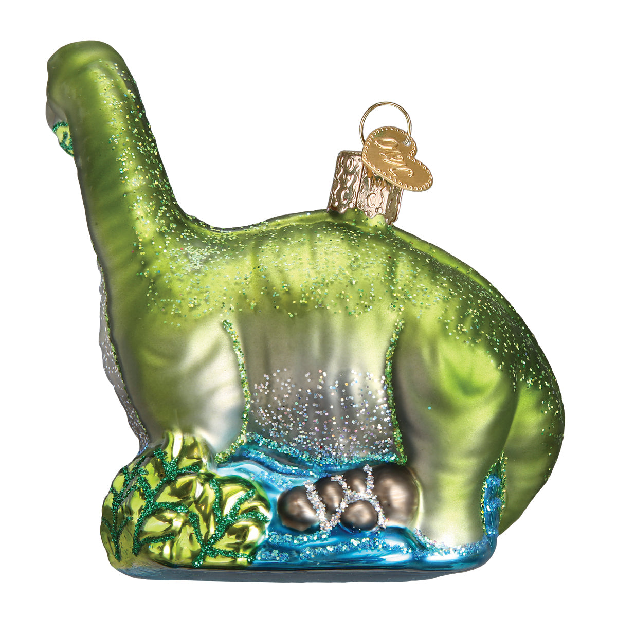 Old World Christmas Brontosaurus Ornament    