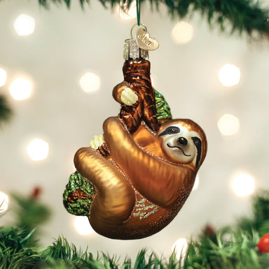 Old World Christmas Sloth Ornament    