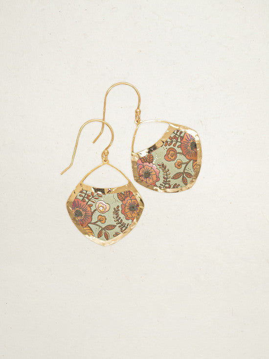 Holly Yashi Bright Blossom Earrings - Sage Mist    