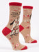 Blue Q Women's Crew Socks - I Hate Everyone Too