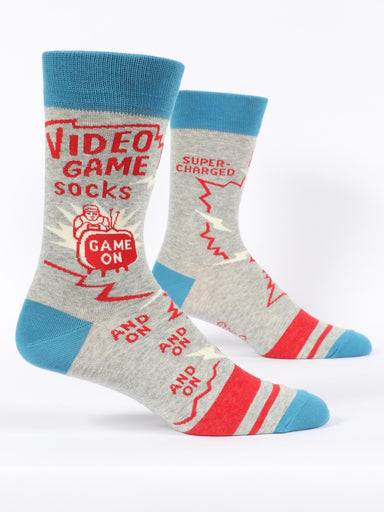 Blue Q Mens Crew Socks - Video Game Socks