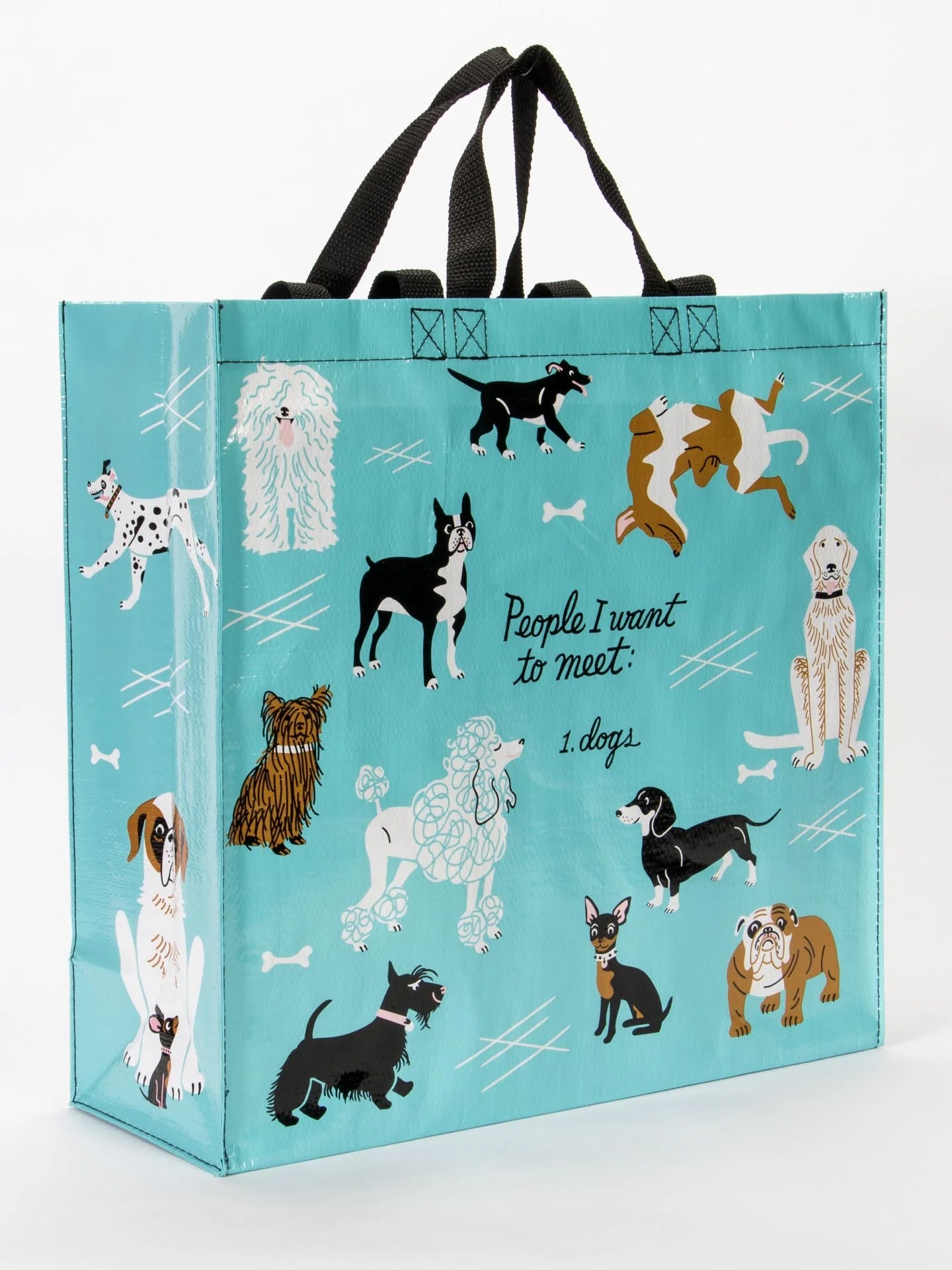 BLUQ People I Want To Meet: Dogs Shopper Tote